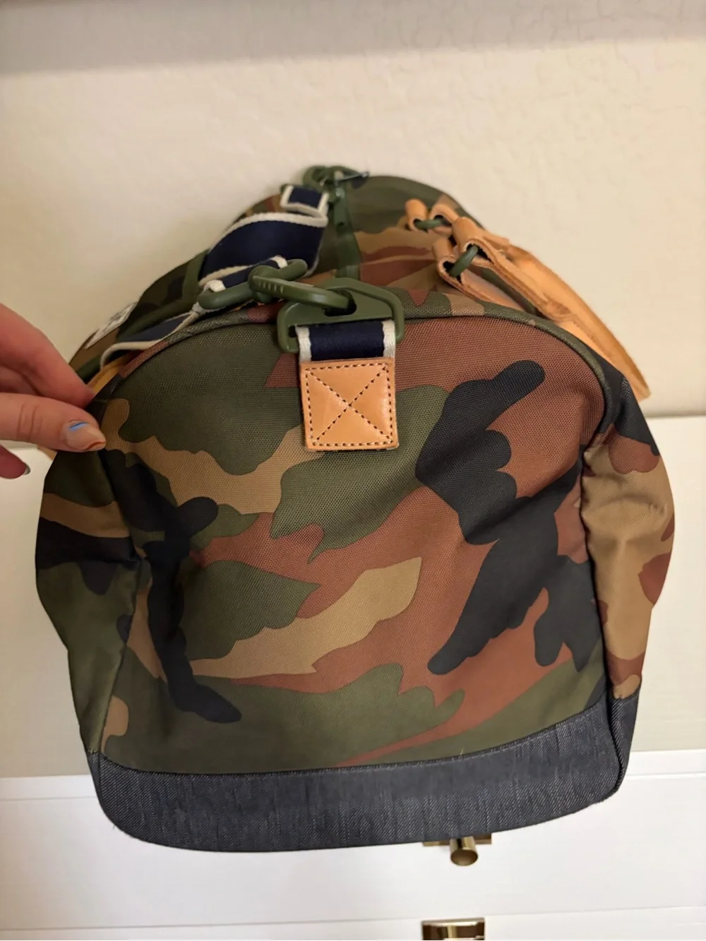 ✈️Unisex Herschel Supply Co. Camouflage Travel Duffel Carry On Weekend bag ✈️